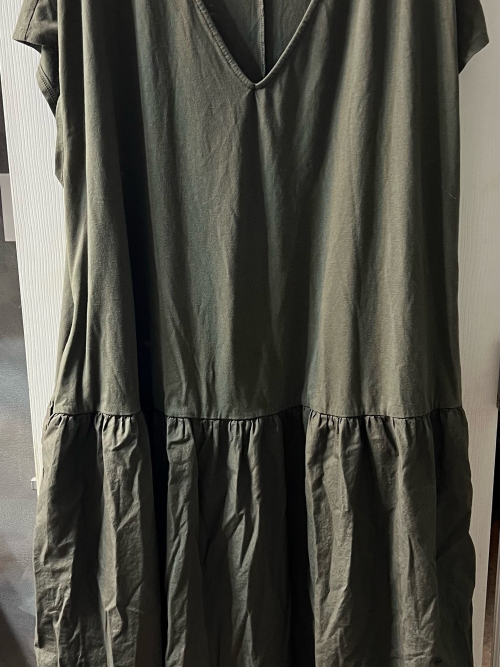 Cato Plus Size 22/24W Green Shift Style MIDI Dress